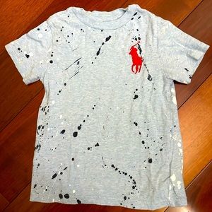Polo splatter toddler tee - good used condition